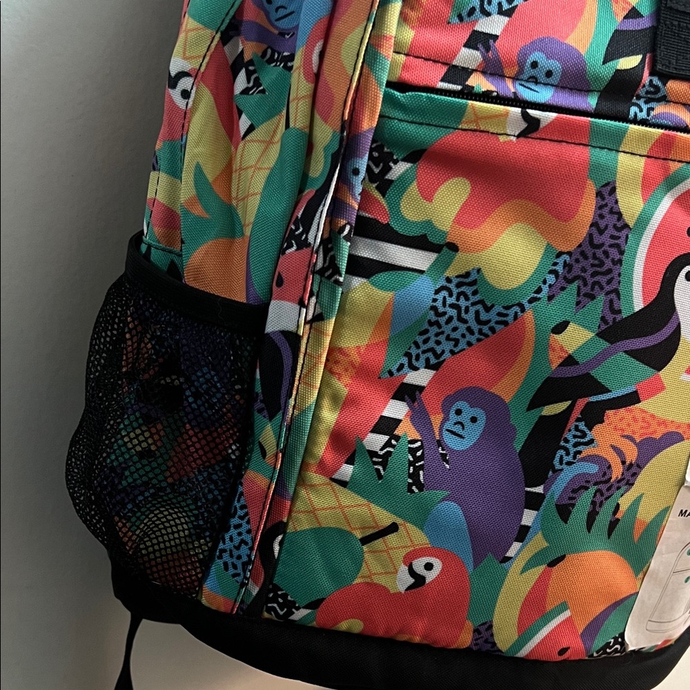Neff Multicolor Patterned Backpack NWT - image 5